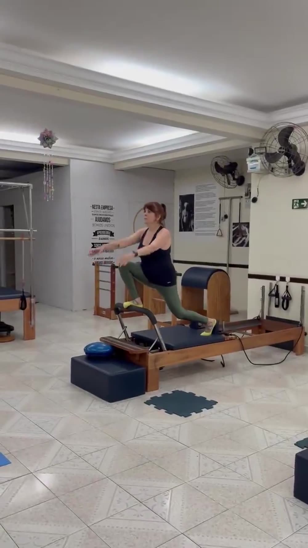 Treino no Reformer
