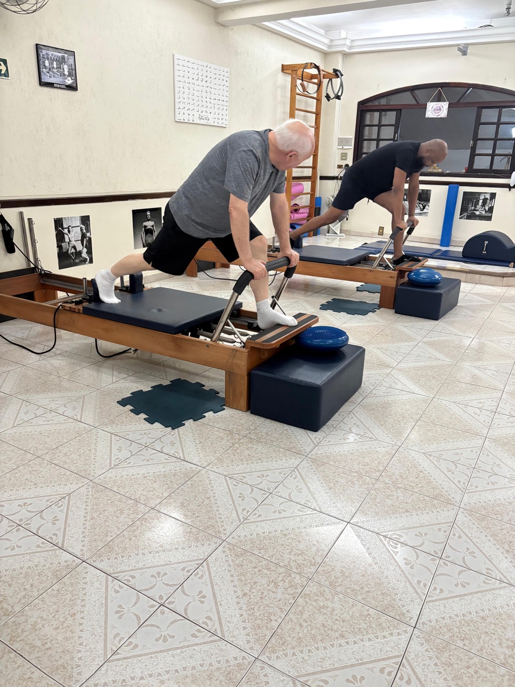 Treino no Reformer